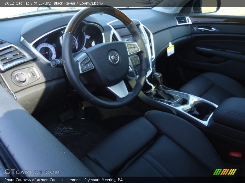 Black Raven / Ebony/Ebony 2012 Cadillac SRX Luxury