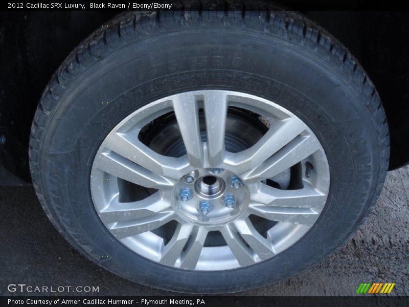 Black Raven / Ebony/Ebony 2012 Cadillac SRX Luxury