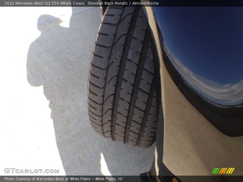 Obsidian Black Metallic / Almond/Mocha 2012 Mercedes-Benz CLS 550 4Matic Coupe