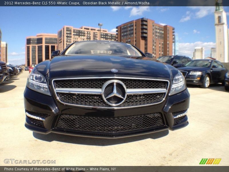 Obsidian Black Metallic / Almond/Mocha 2012 Mercedes-Benz CLS 550 4Matic Coupe