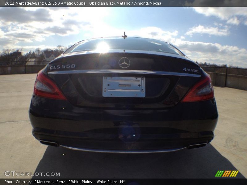 Obsidian Black Metallic / Almond/Mocha 2012 Mercedes-Benz CLS 550 4Matic Coupe