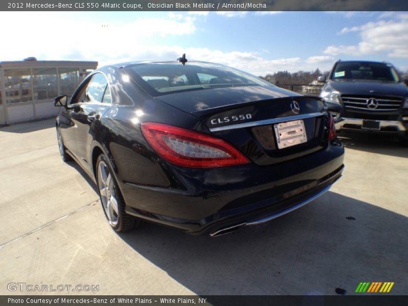 Obsidian Black Metallic / Almond/Mocha 2012 Mercedes-Benz CLS 550 4Matic Coupe