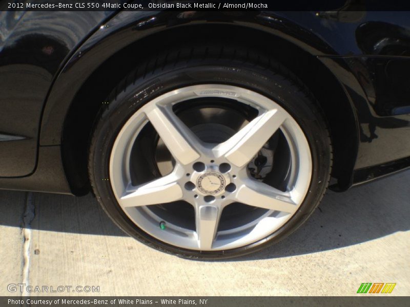 Obsidian Black Metallic / Almond/Mocha 2012 Mercedes-Benz CLS 550 4Matic Coupe