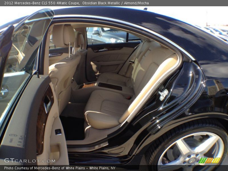 Obsidian Black Metallic / Almond/Mocha 2012 Mercedes-Benz CLS 550 4Matic Coupe