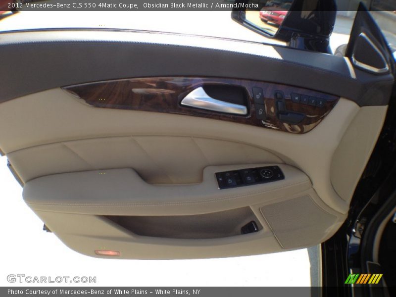 Obsidian Black Metallic / Almond/Mocha 2012 Mercedes-Benz CLS 550 4Matic Coupe