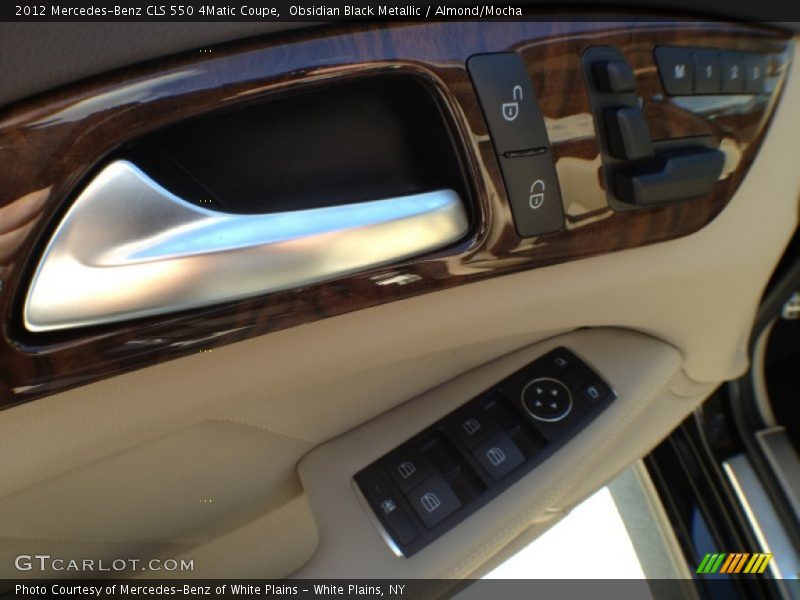 Obsidian Black Metallic / Almond/Mocha 2012 Mercedes-Benz CLS 550 4Matic Coupe