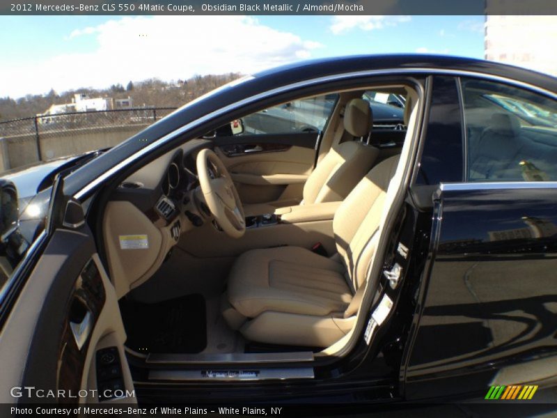 Obsidian Black Metallic / Almond/Mocha 2012 Mercedes-Benz CLS 550 4Matic Coupe