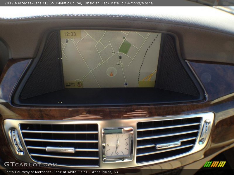 Obsidian Black Metallic / Almond/Mocha 2012 Mercedes-Benz CLS 550 4Matic Coupe