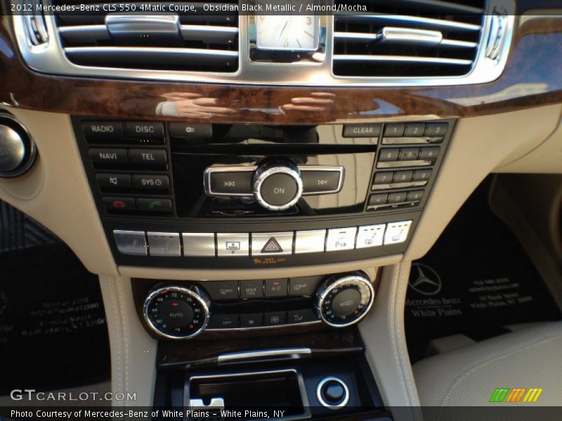Obsidian Black Metallic / Almond/Mocha 2012 Mercedes-Benz CLS 550 4Matic Coupe