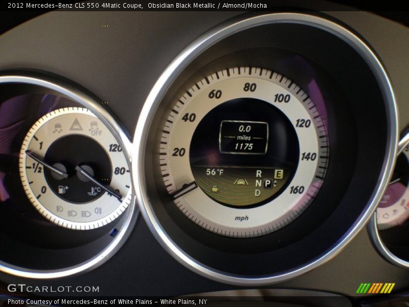 Obsidian Black Metallic / Almond/Mocha 2012 Mercedes-Benz CLS 550 4Matic Coupe