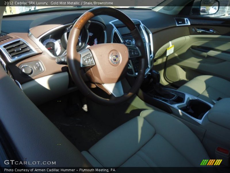 Gold Mist Metallic / Shale/Brownstone 2012 Cadillac SRX Luxury