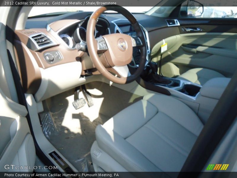 Gold Mist Metallic / Shale/Brownstone 2012 Cadillac SRX Luxury