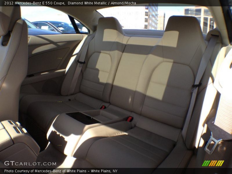 Diamond White Metallic / Almond/Mocha 2012 Mercedes-Benz E 550 Coupe