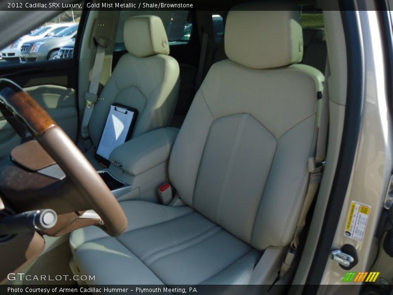 Gold Mist Metallic / Shale/Brownstone 2012 Cadillac SRX Luxury