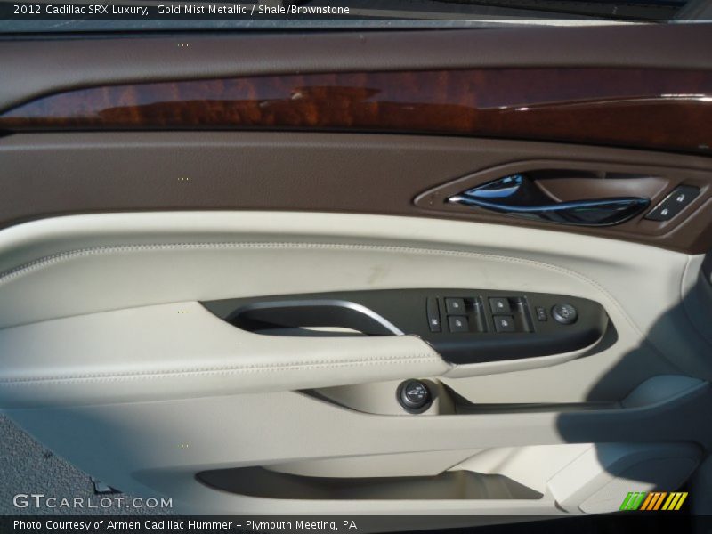 Gold Mist Metallic / Shale/Brownstone 2012 Cadillac SRX Luxury