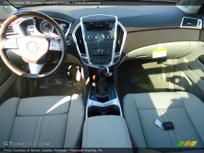 Gold Mist Metallic / Shale/Brownstone 2012 Cadillac SRX Luxury