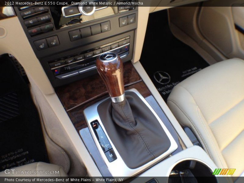 Diamond White Metallic / Almond/Mocha 2012 Mercedes-Benz E 550 Coupe