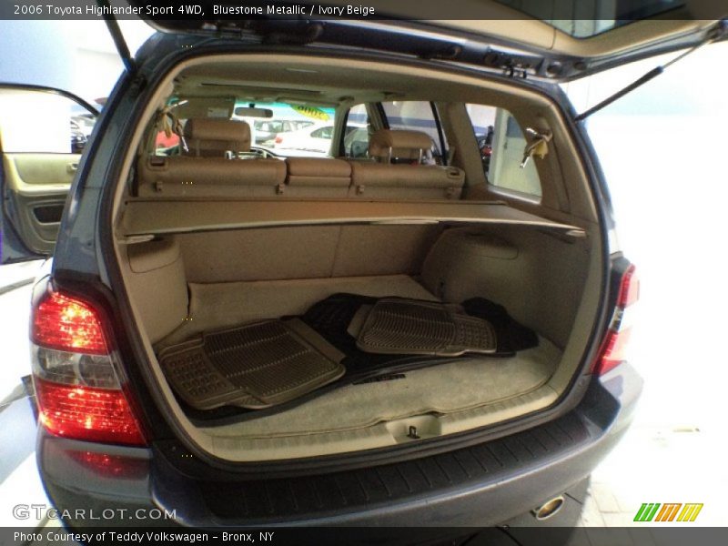 Bluestone Metallic / Ivory Beige 2006 Toyota Highlander Sport 4WD