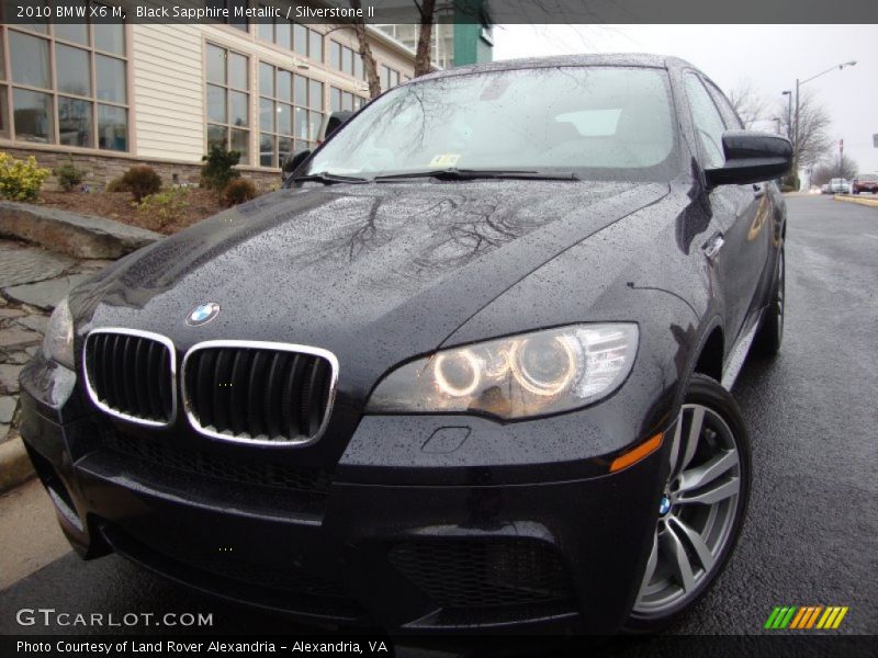 Black Sapphire Metallic / Silverstone II 2010 BMW X6 M