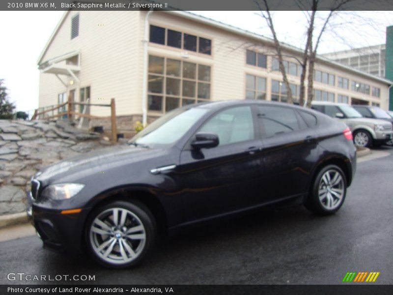 Black Sapphire Metallic / Silverstone II 2010 BMW X6 M