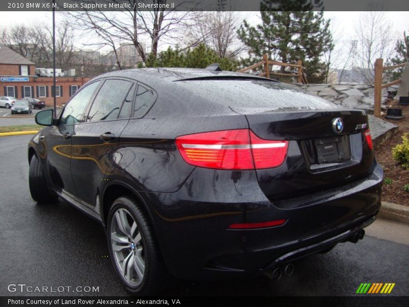 Black Sapphire Metallic / Silverstone II 2010 BMW X6 M