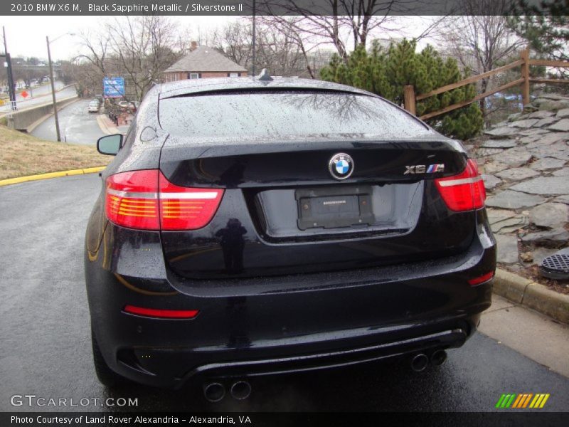 Black Sapphire Metallic / Silverstone II 2010 BMW X6 M