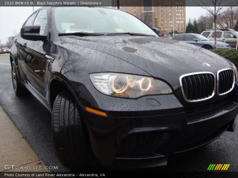 Black Sapphire Metallic / Silverstone II 2010 BMW X6 M