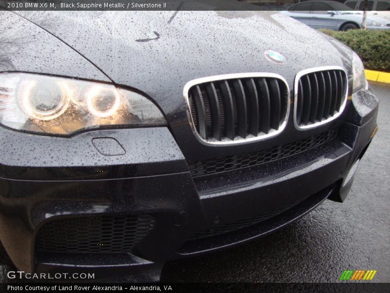 Black Sapphire Metallic / Silverstone II 2010 BMW X6 M
