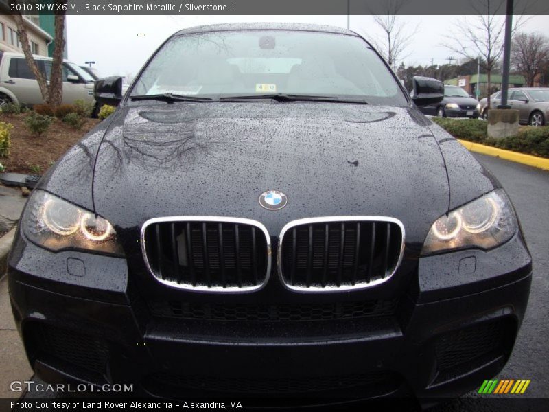 Black Sapphire Metallic / Silverstone II 2010 BMW X6 M