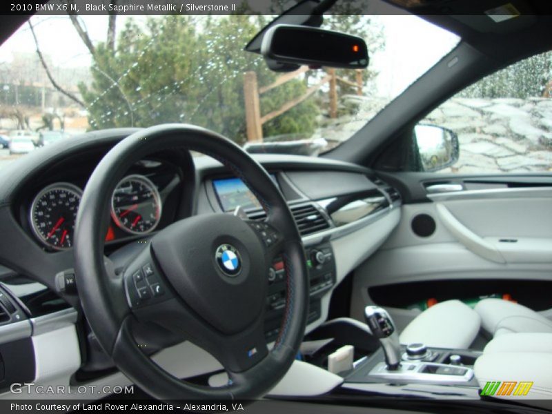 Black Sapphire Metallic / Silverstone II 2010 BMW X6 M