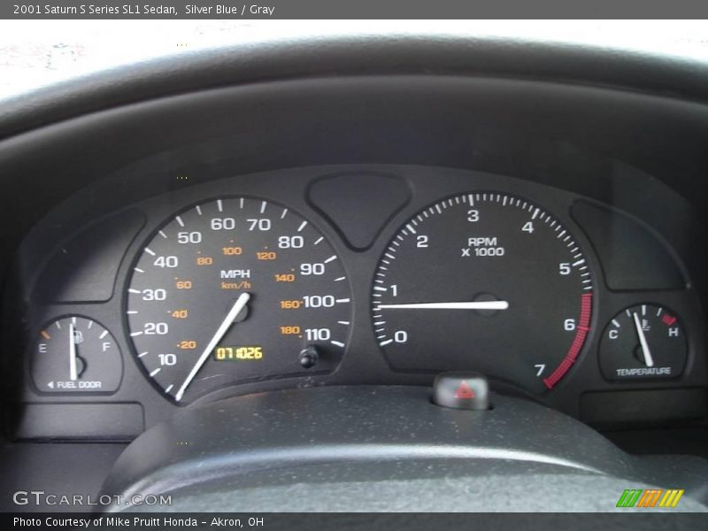  2001 S Series SL1 Sedan SL1 Sedan Gauges