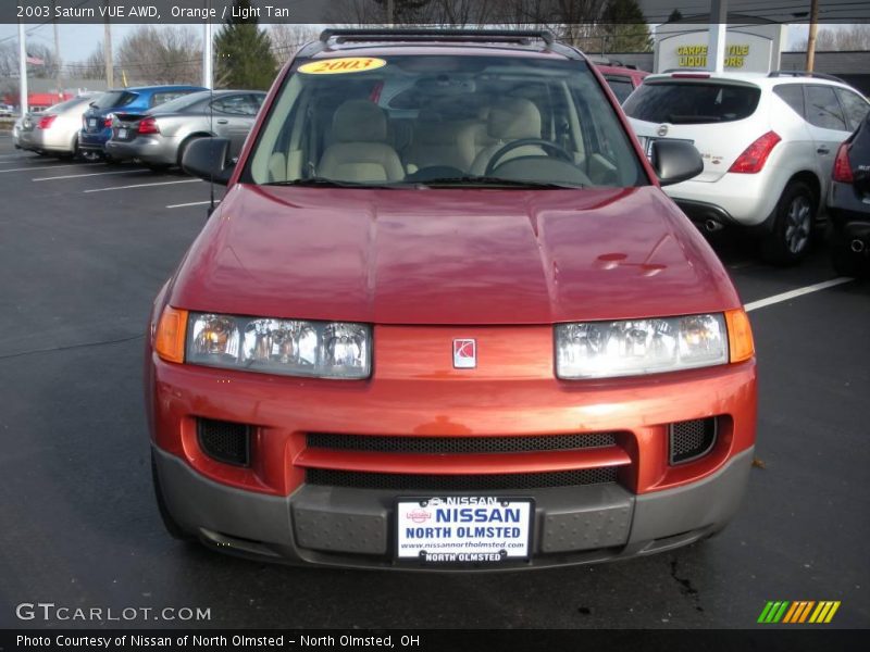 Orange / Light Tan 2003 Saturn VUE AWD