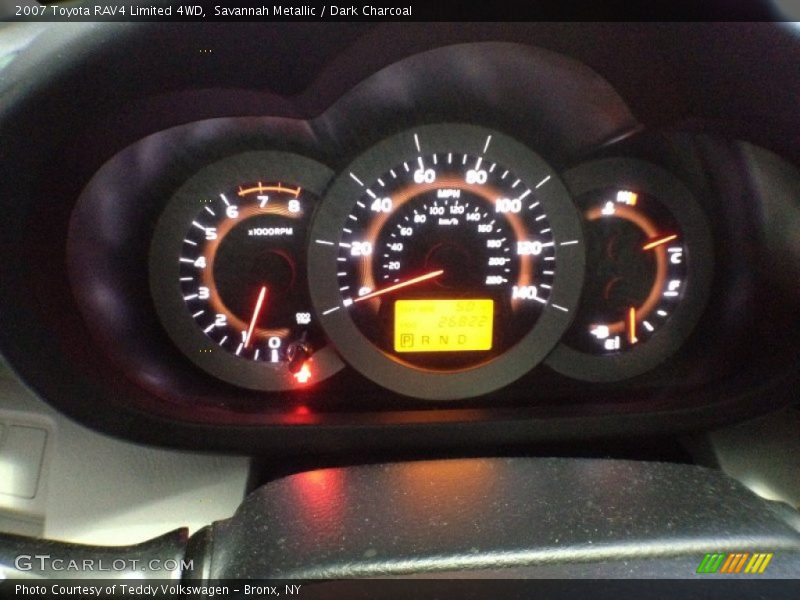 Savannah Metallic / Dark Charcoal 2007 Toyota RAV4 Limited 4WD