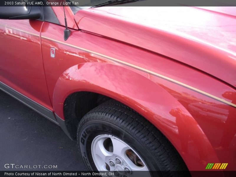 Orange / Light Tan 2003 Saturn VUE AWD