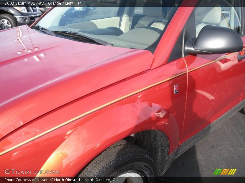 Orange / Light Tan 2003 Saturn VUE AWD