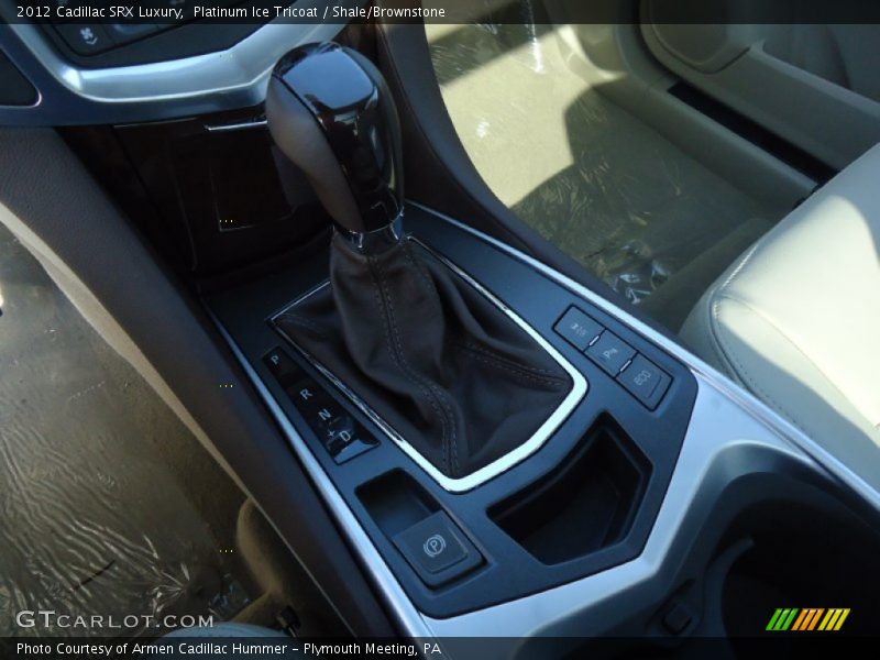 Platinum Ice Tricoat / Shale/Brownstone 2012 Cadillac SRX Luxury