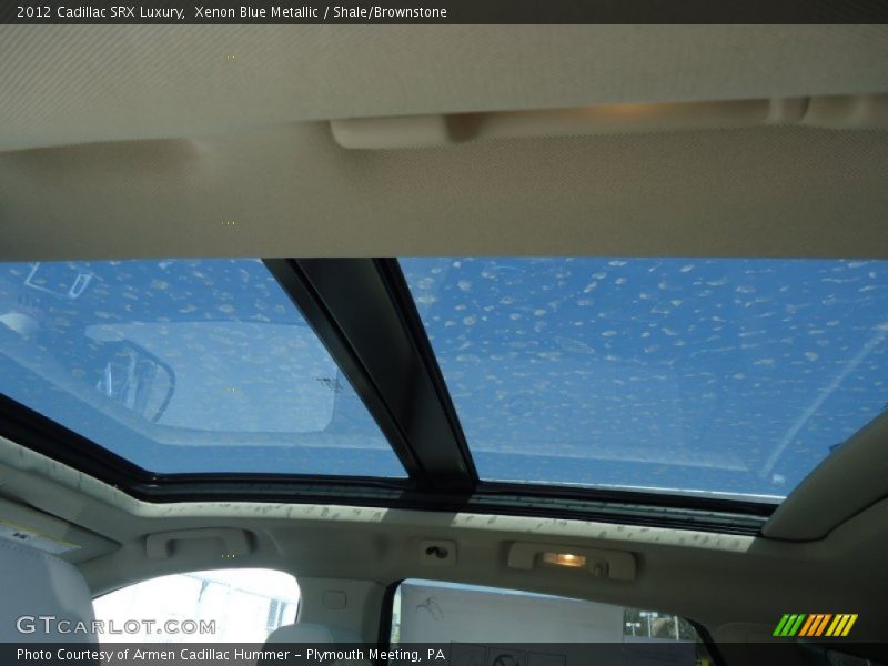 Xenon Blue Metallic / Shale/Brownstone 2012 Cadillac SRX Luxury