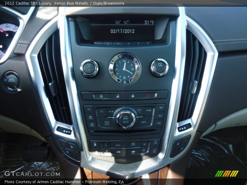 Xenon Blue Metallic / Shale/Brownstone 2012 Cadillac SRX Luxury