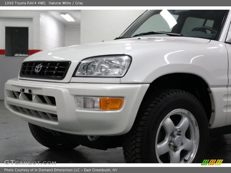 Natural White / Gray 1999 Toyota RAV4 4WD