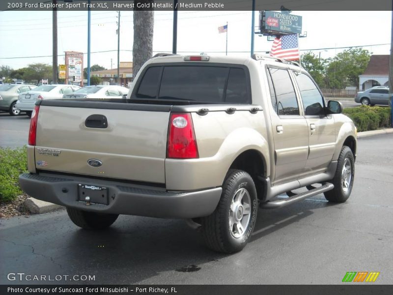 Harvest Gold Metallic / Medium Pebble 2003 Ford Explorer Sport Trac XLS