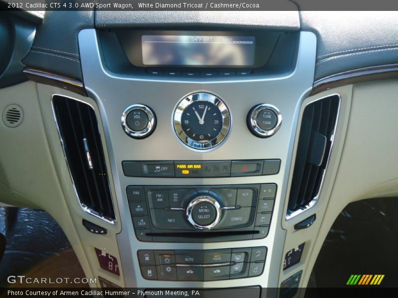 Controls of 2012 CTS 4 3.0 AWD Sport Wagon