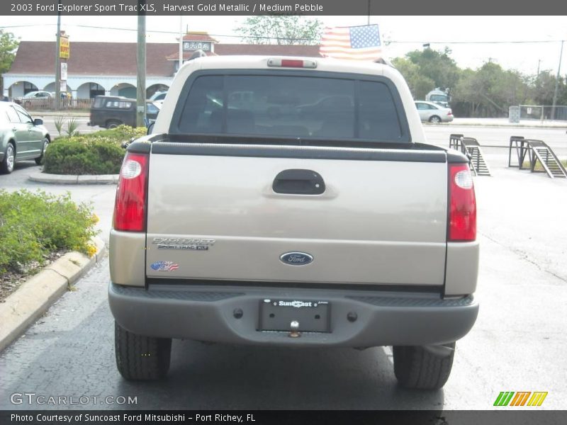 Harvest Gold Metallic / Medium Pebble 2003 Ford Explorer Sport Trac XLS