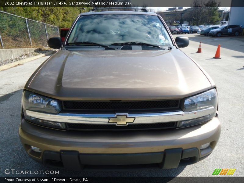Sandalwood Metallic / Medium Oak 2002 Chevrolet TrailBlazer LT 4x4