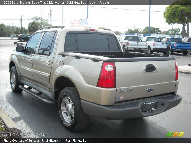 Harvest Gold Metallic / Medium Pebble 2003 Ford Explorer Sport Trac XLS