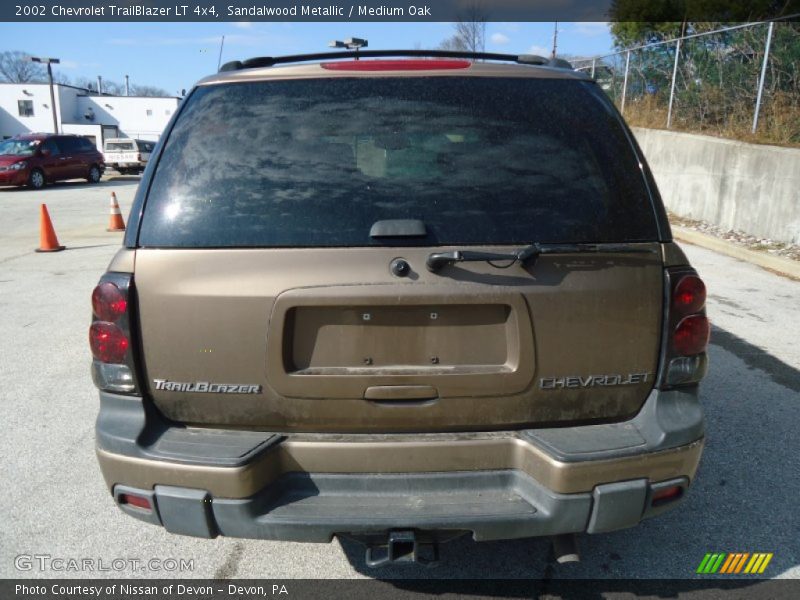 Sandalwood Metallic / Medium Oak 2002 Chevrolet TrailBlazer LT 4x4
