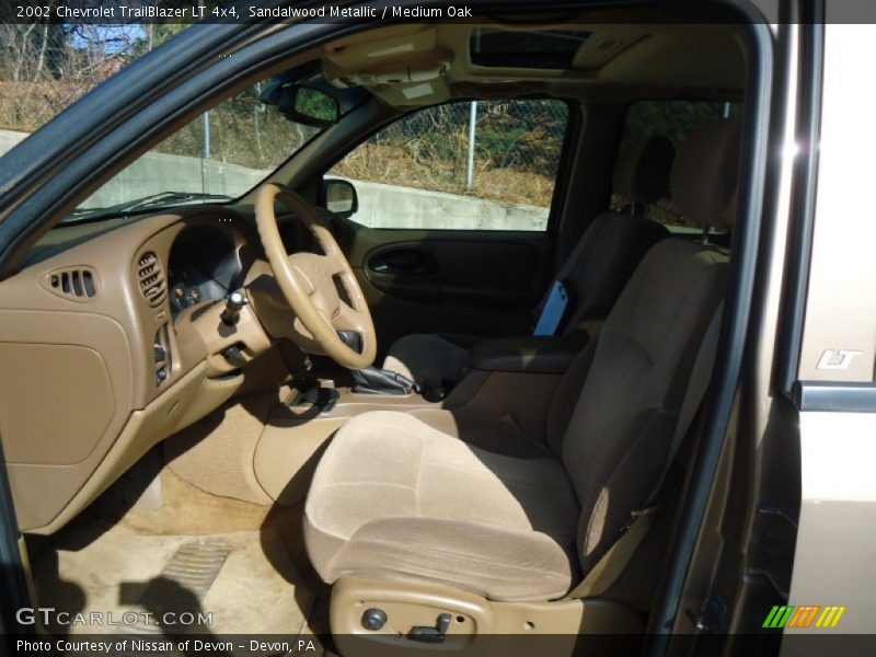 Sandalwood Metallic / Medium Oak 2002 Chevrolet TrailBlazer LT 4x4