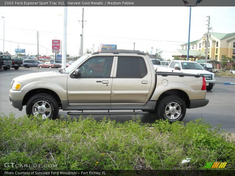 Harvest Gold Metallic / Medium Pebble 2003 Ford Explorer Sport Trac XLS