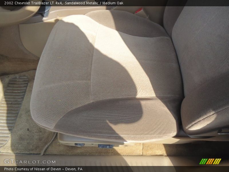 Sandalwood Metallic / Medium Oak 2002 Chevrolet TrailBlazer LT 4x4