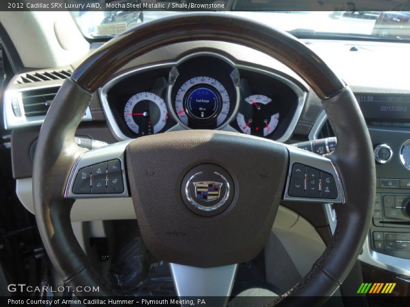 Mocha Steel Metallic / Shale/Brownstone 2012 Cadillac SRX Luxury AWD