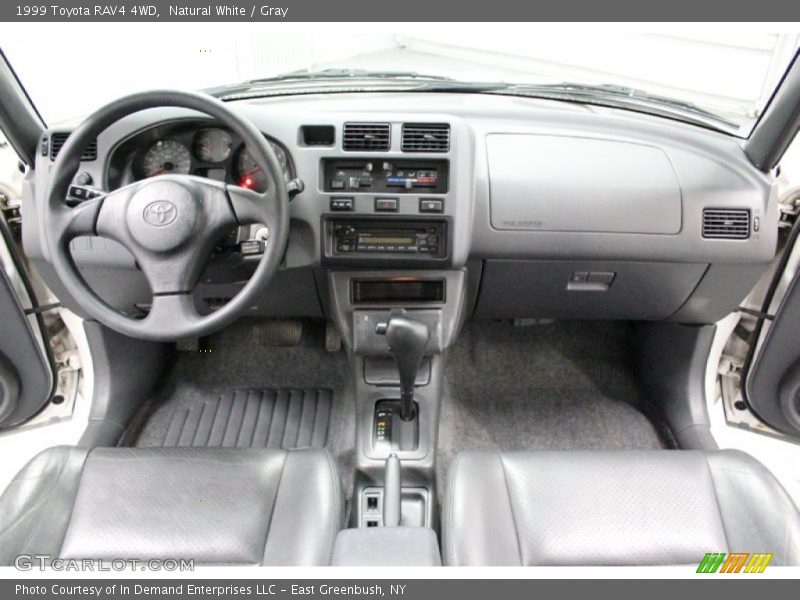 Natural White / Gray 1999 Toyota RAV4 4WD